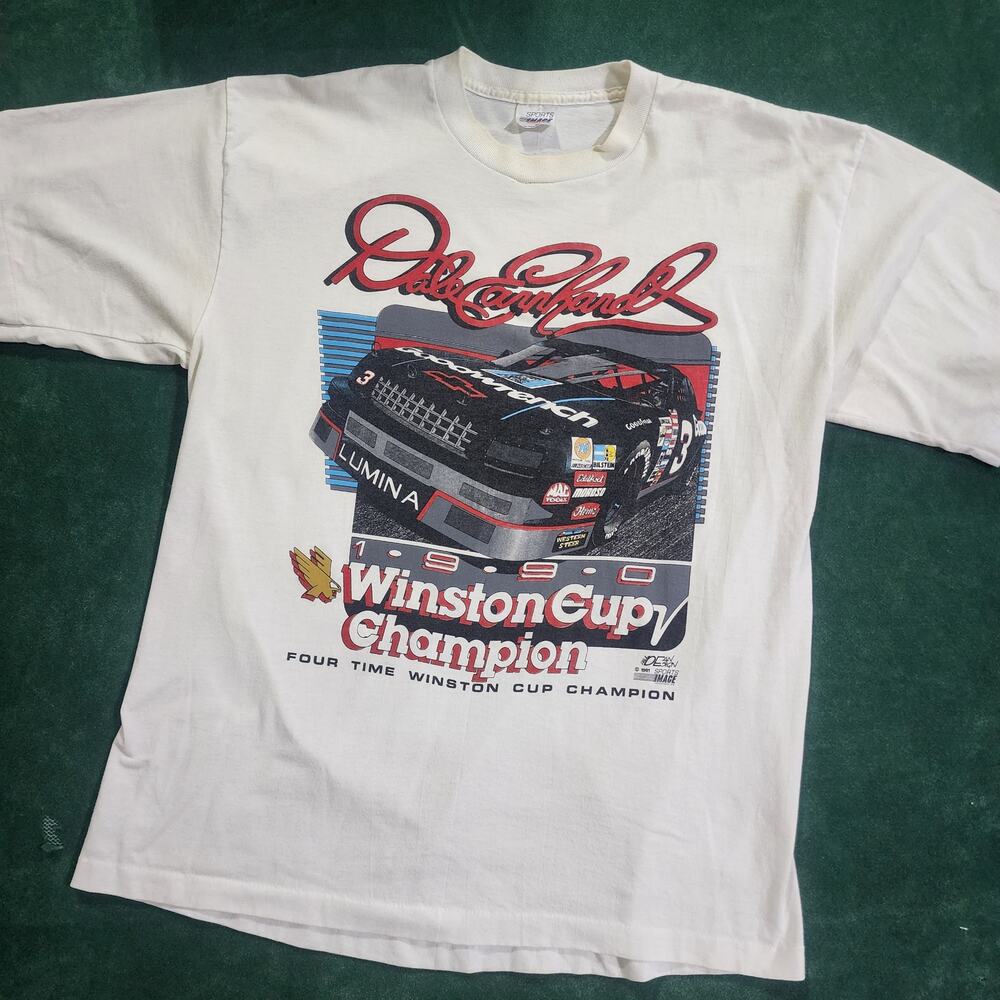 Vintage 1991 Dale Earnhardt #3 Goodwrench Winston Cup Champion Tee XL